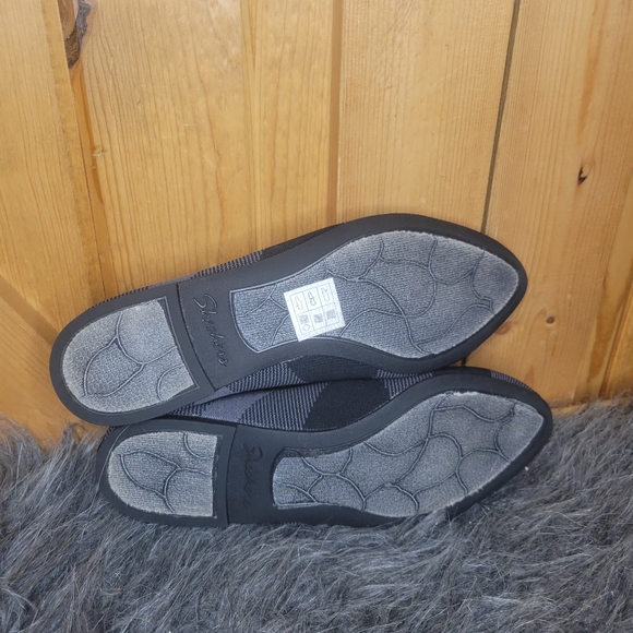 Womens Skechers (44731) Cleo Sherlock Black/gray  Flats Women's Sz 7.5 - Picture 6 of 9